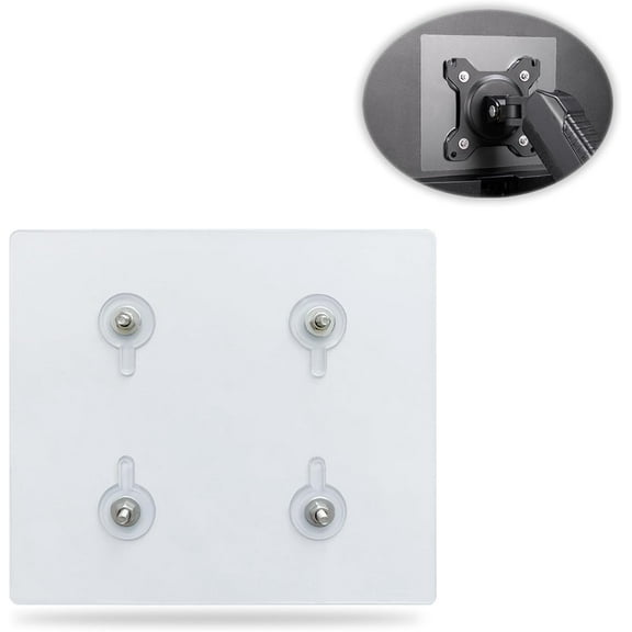 SeaFreq Universal Monitor VESA Mount Adapter for Non-VESA 13-27 inch Computer Monitors Tablets iPad VESA Mounting Arm Stand Bracket Kit 75X75mm… Transparent ALL IN ONE Transparent ALL IN ONE