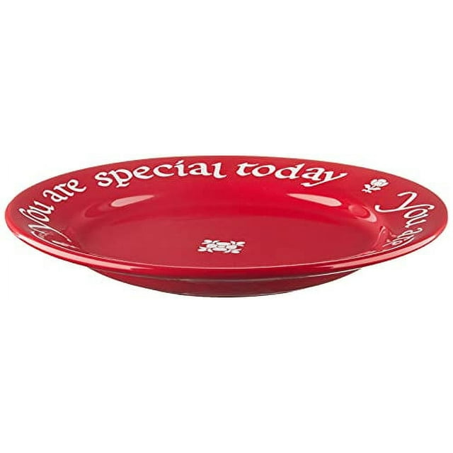Waechtersbach Plate, You Are Special Today Cherry Red Plate