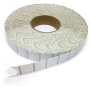 Wafer Seals, 1 inch Diameter, Frosted Clear Translucent Labels, Great to Seal Folded Self-Mailers, Booklets and Catalogs Roll of 10,000