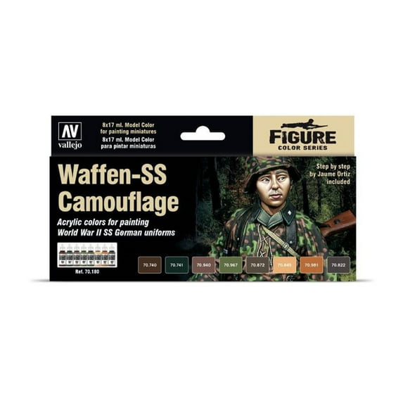 Model Color Set: Waffen-SS Camouflage Set (8)
