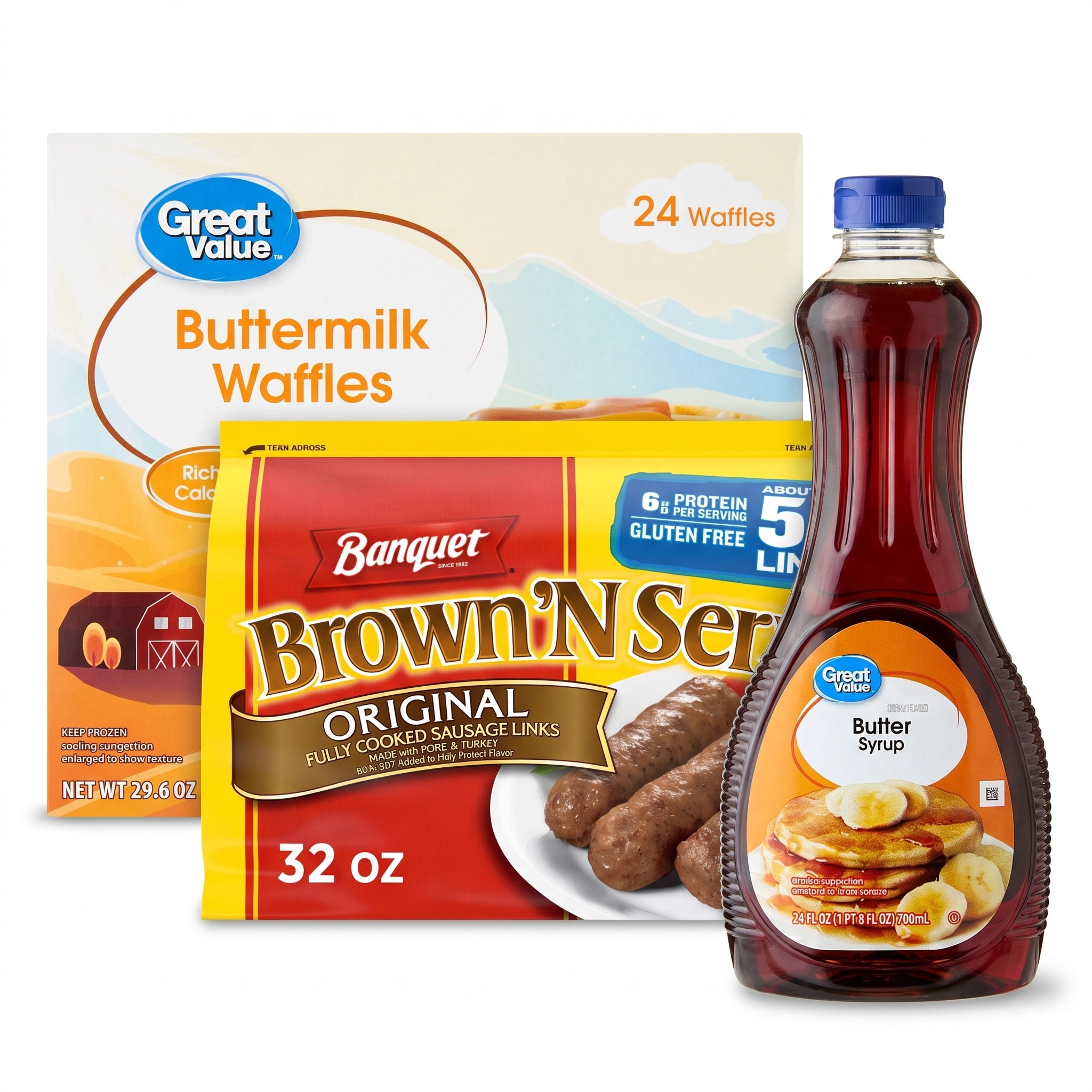 Waffle Breakfast for Dinner Family Bundle