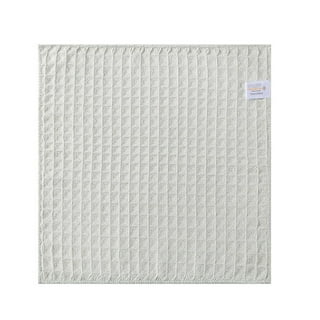 Desert Aqua 5-Pack Waffle Weave Microfiber Dish Cloths - 12x12 Inch, Highly Absorbent & Quick Drying (Gray)