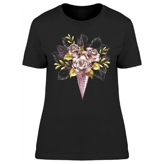 Waffle Cones T-Shirt Women -Image by Shutterstock, Female 3X-Large