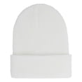 thumbnail image 1 of Yupoong 2501KC YP Classics Waffle Cuffed Beanie-White, 1 of 1