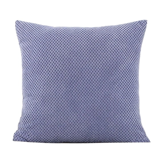 Waffle Decorative Throw Pillow 16x16, Bohemian Style Home Decor for Sofa,Living Room,Couch Bed Soft Cushion Pillow, Purple