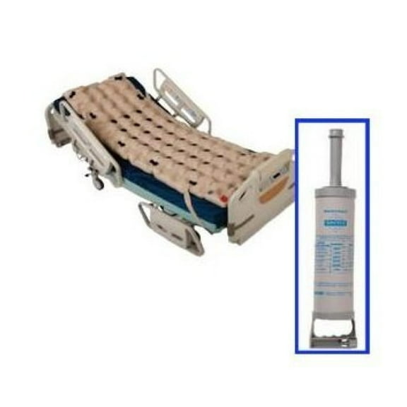 Waffle Econo Extended Care Plus Mattress Overlay w/Pump 76"x34"x3"