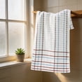 thumbnail image 1 of Waffle Grid Plaid Cotton Hand Towels,Ultra Soft Absorbent Washcloths,Quick Dry Reusable Face Towels for Bathroom,Kitchen,Spa,Home Use, 1 of 6