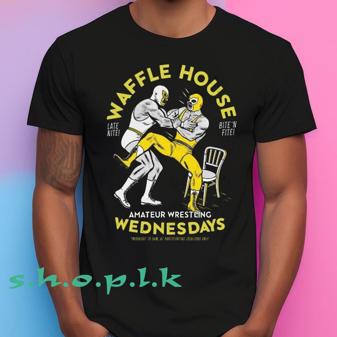 Waffle House Amateur Wrestling Tshirt T19981