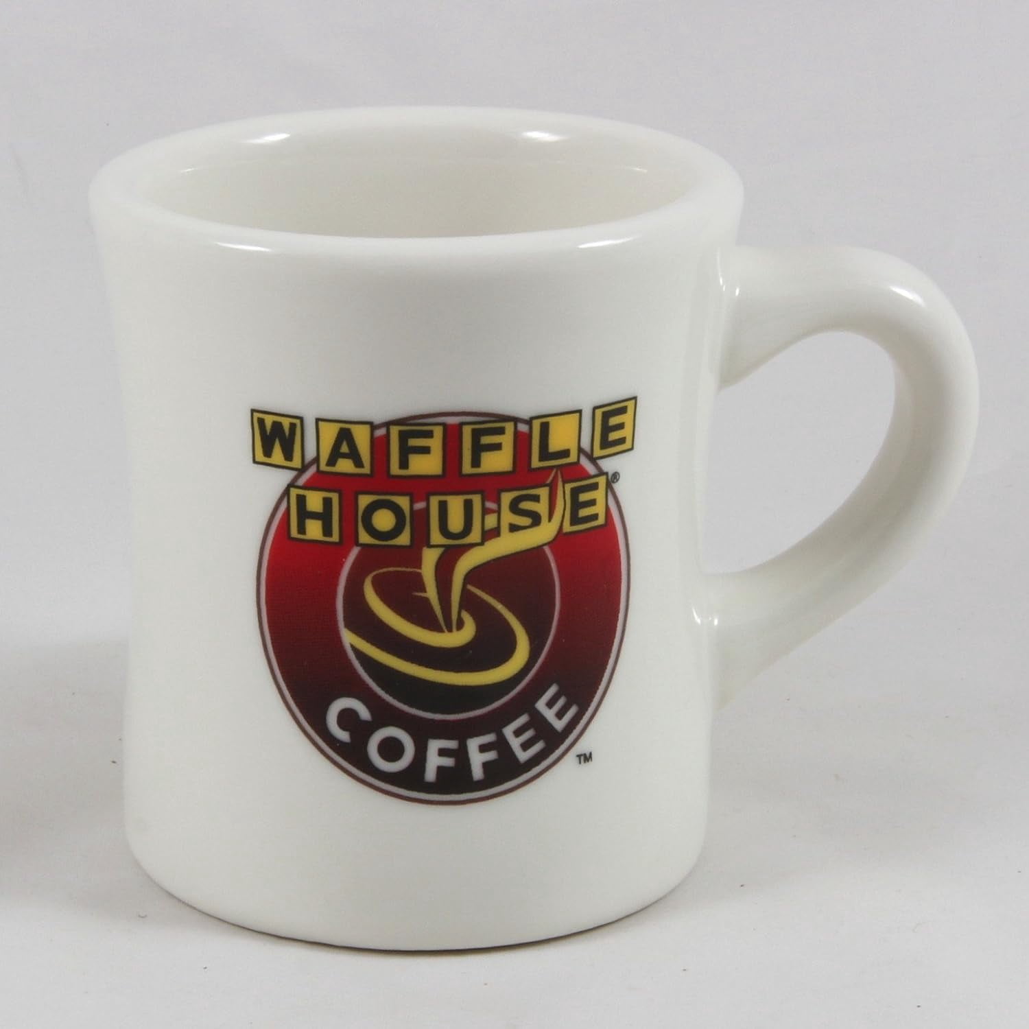 Waffle House Coffee Mug 8 Ounce Cup Heavy Thick White Diner Style ...