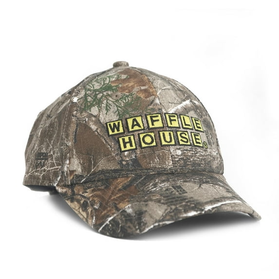 Realtree Xtra Color Camo Waffle House Visor | Adjustable Velcro Backing | Baseball Hats | Limited Edition for Men and Women (Edge Camo)