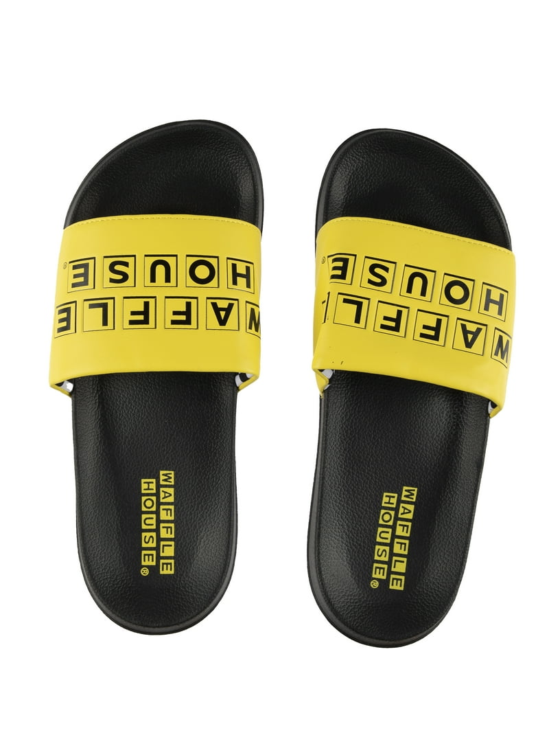 Waffle House Men's Novelty Sport Slide Sandals
