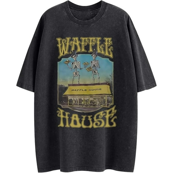 Waffle House Shirt, Vintage T-Shirt, Hip Hop Shirt, Funny Graphic Tee