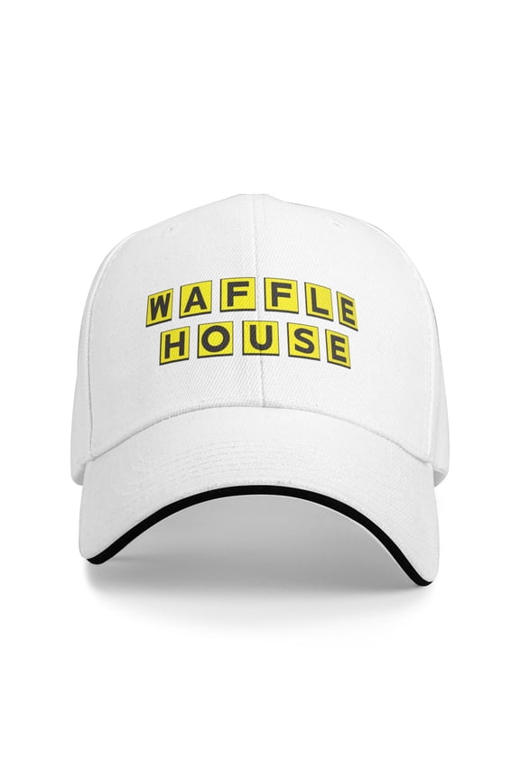 Waffle House Unisex Adult Baseball Caps Adjustable Casquette Dad Hat Sandwich Cap Outdoors Headwear