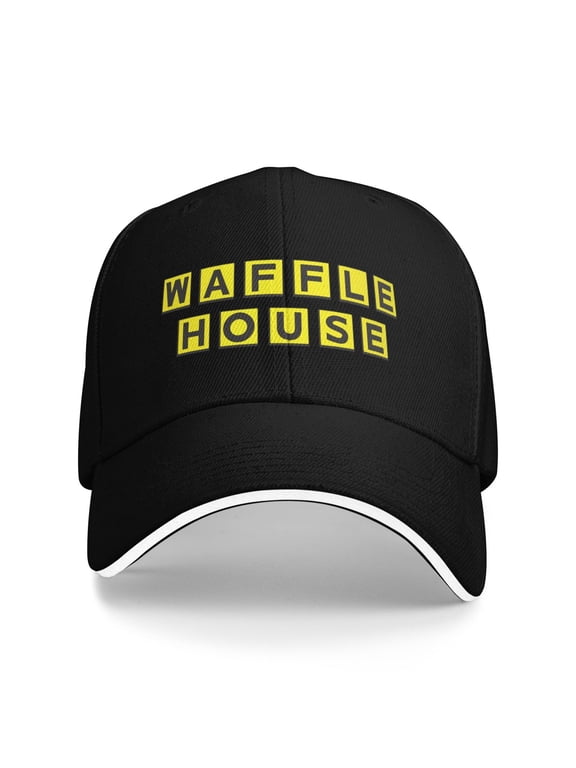 Waffle House Unisex Adult Baseball Caps Adjustable Casquette Dad Hat Sandwich Cap Outdoors Headwear