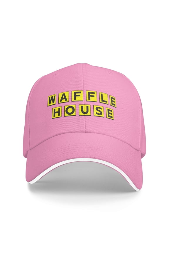 Waffle House Unisex Adult Baseball Caps Adjustable Casquette Dad Hat Sandwich Cap Outdoors Headwear