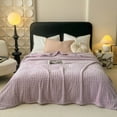 thumbnail image 1 of Waffle Jacquard Blanket Multifunctional Cover Quilt Nap Throw Soft Breathable Cozy Warmth for Bed Sofa Lounging and Home Decor Comfort Topliu, 1 of 7