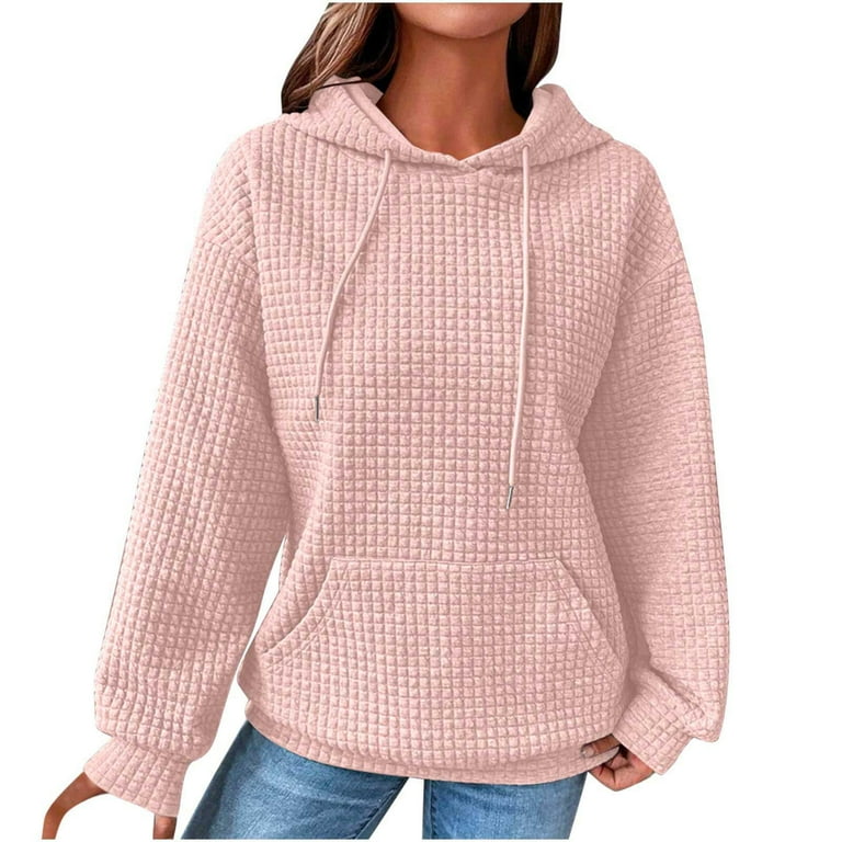 O-neck Long Sleeve Drawstring Hooded Sweater O-neck Long Sleeve Drawstring Hooded Sweater
