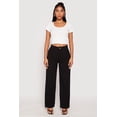 thumbnail image 1 of Women's Waffle Knit Short Sleeve Crop Top, 1 of 4