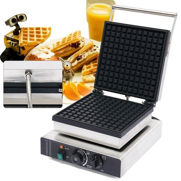 Waffle Maker Commercial Electric Machine Square Nonstick Waffle Making Machine