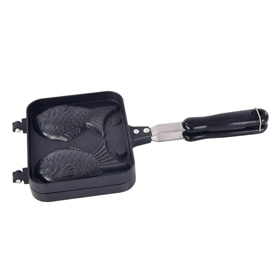 Waffle Maker Waffle Baking Pan Fish Cake Pan Equipment Practical Portable Bakeware Double Sided Baking Tray for Party Office