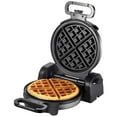 thumbnail image 1 of Waffle Maker, Yabano Stainless Steel Flip Belgian Waffle Iron with Non-Stick Surfaces, Save Space Design, 1080W, 1 of 7