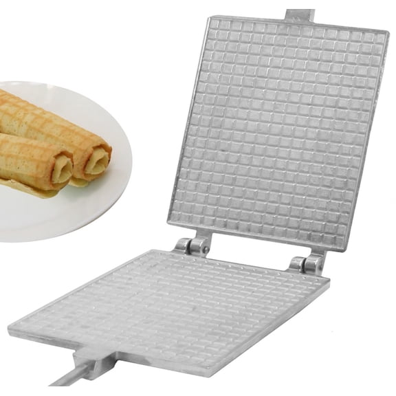 Waffle Maker rectangular shape - Waffle Cone Maker - Krumkake Iron - Wafer Maker - Waffle Makers - Waffle Cone Maker Machine - Stroopwafel Maker - Ice Cream Cone Maker - Wafer Iron - Y101