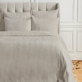 thumbnail image 1 of Waffle Pearl Grey Queen Coverlet, 1 of 4