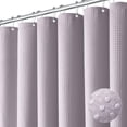 thumbnail image 1 of Waffle Shower Curtain, Thick Weighted Fabric, Wrinkle and Rust Resistant, Weighted Hem,Classic Hotel Quality Design, Machine Wash, 1 of 7