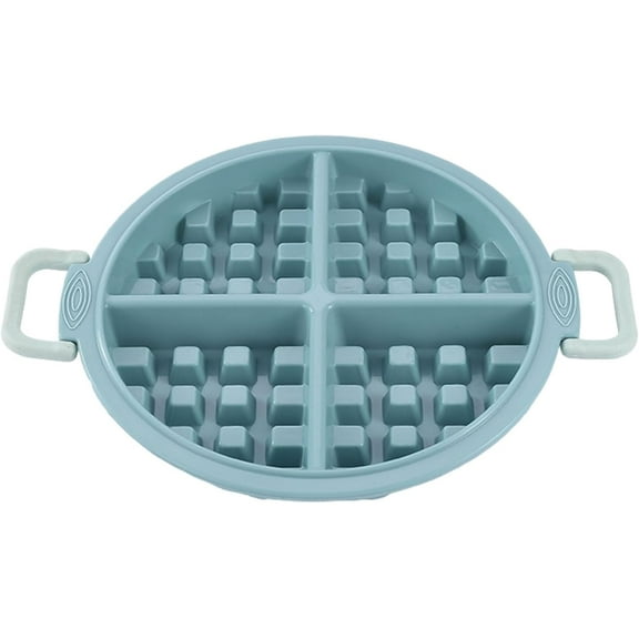 Waffle Silicone Mold Silicone Mold Silicone Waffle Mold Food Grade Bpa Reusable Heat-resistant Dessert Mold for Chocolate Making Microwave Dishwasher Safe Dark Gray