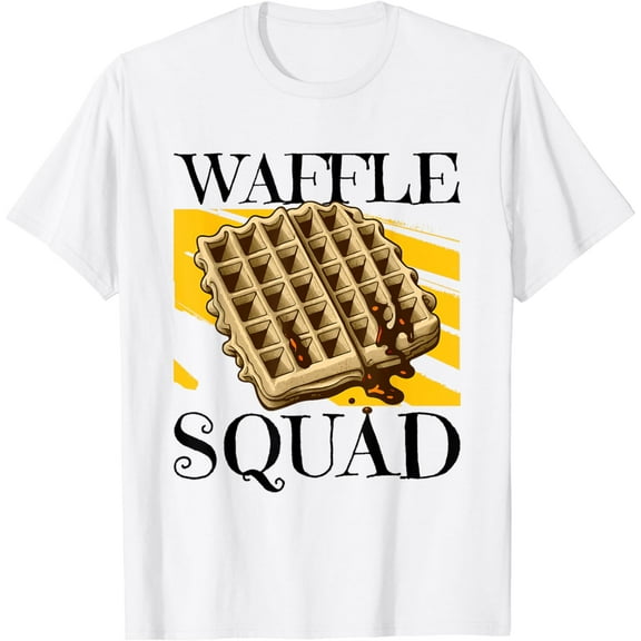 Waffle Squad Ironic Waffle Gourmet Hobby Chef T-Shirt mens t shirt，white，women，funny，misfits，men，journey