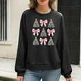 thumbnail image 1 of Waffle Sweatshirts for Womens Christmas Loose Crewneck Long Sleeve Shirts Merry Christmas Printed Sweaters Casual Fashion Xmas Holiday Party Pullover Tops, 1 of 6