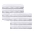 thumbnail image 1 of Waffle Terry 8 pcs Turkish Hand Towels Set White, 1 of 5