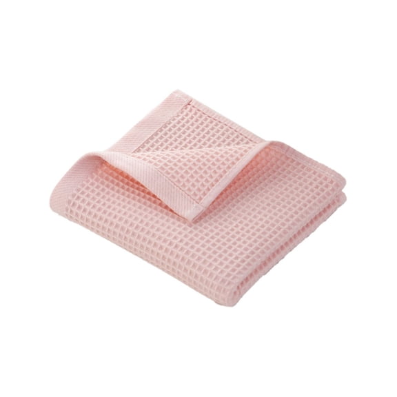 Waffle Towel Cozival Premium Turkish Cotton Waffle Towel - Soft Makeup Face Cloth & Shower Towel - Quick-Drying & Gentle on Skin - Versatile Kitchen Bath Essential, Turkish Cotton Cloth, Pink