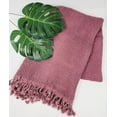 thumbnail image 1 of Waffle Towel Lightweight Quick Dry Beach, Bath Towels - Cherry, 1 of 9