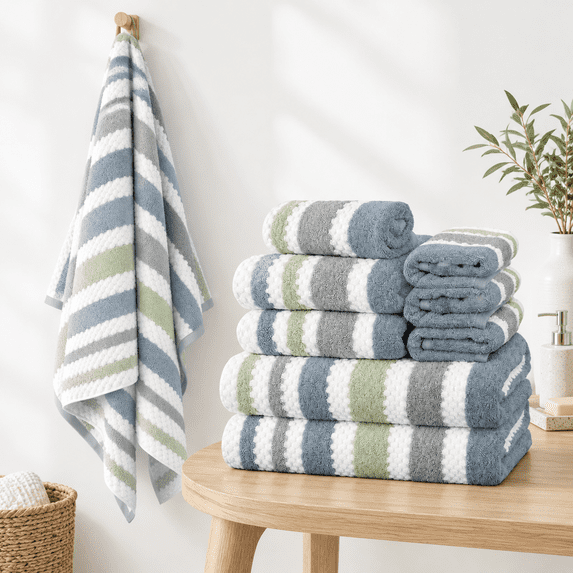 Waffle Towels Set Ton Thick Absorbent Soft - Walmart.com