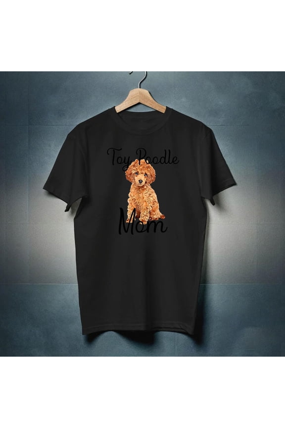 Waffle Toy Poodle Dog Mom Graphic Tee, Unisex Shirt
