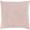 thumbnail image 1 of Waffle WFL-007 18"H x 18"W Square Pillow Kit in Rose, 1 of 3