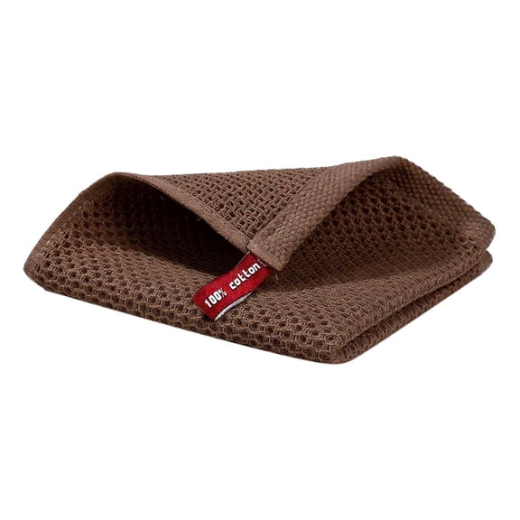 Waffle Weave Dish Cloths 100% Cotton, 12x12 Inch Ultra Soft Absorbent Quick Drying Kitchen Towels, 1-8 Pack Dish Rags for Dishes & Cleaning