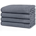 thumbnail image 1 of Waffle Weave Microfiber Cleaning Cloth, 6 Pack Highly Absorbent Cleaning Rag for Household, Reusable Kitchen Towels, Scratch-Free Barista Towels, 12 x 12 Inches, Grey, 1 of 14