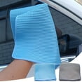 thumbnail image 1 of Waffle Weave Microfiber Glass Cleaning Towel Lint Free Absorbent Cloth for Auto Window Detailing,Car Washing and Household Cleaning 15.75x15.75 Inches, 1 of 7