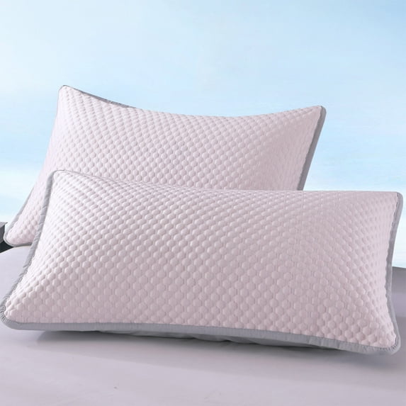 Waffle Weave Pillowcases King Size, Ultra Soft Pillow Shams with Envelope Closure, Breathable Skin-Friendly Pillow Case, 29.13x18.89 Inches (Pink)