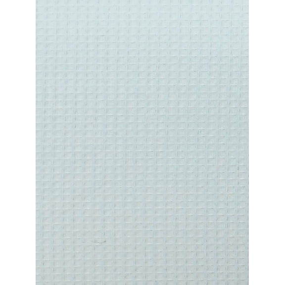 Waffle Weave Pique Woven Blue 50" Wide Cotton Fabric by the Yard (D168.36)