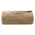 thumbnail image 1 of Waffle Weave Thermal Bed Blanket-66x90 Twin Comforter Cotton Throw Blankets for Bed, Sofa, Bedroom Decor, Housewarming Gifts, Layering of Hotels & Hospital Bed SheetsBeige, 1 of 6