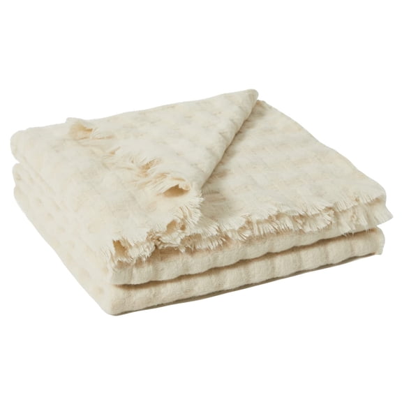 Waffle Weave Throw Blanket Throw Blanket 50"x60" for Spring & Summer Luxury Lightweight Breathable and Skin-Friendly Blanket for Couch Bed and Office