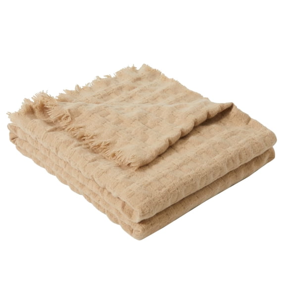 Waffle Weave Throw Blanket Throw Blanket 50"x60" for Spring & Summer Luxury Lightweight Breathable and Skin-Friendly Blanket for Couch Bed and Office
