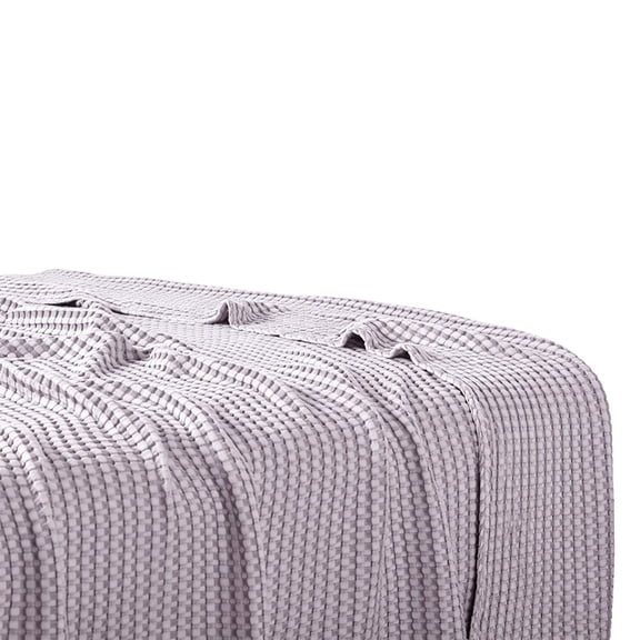 Waffle Weave Throw Blanket, 50 x 70in Lightweight Soft Bedspread for Couch, Sofa, Breathable All-Season Thermal Blanket, Decorative Home Accessory J