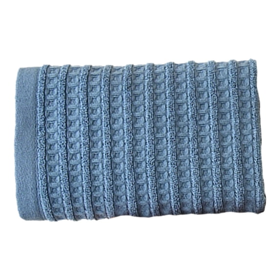 Waffle Weave Towel, Cotton Waffle Weave Hand Towel, Super Soft & Absorbent Quick Drying Towels for Bathroom, Face, Kitchen, and Guest Use, Quick Drying Hand Towel(Blue,28.74x13.38")