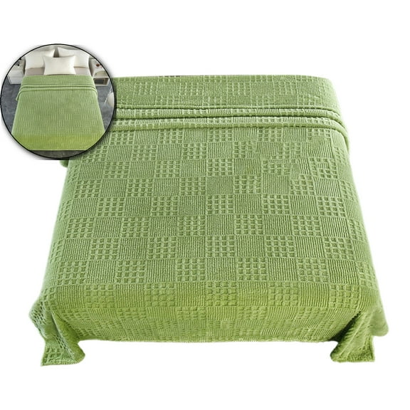 Waffle Weave Twin Blanket 40"x59", Decorative Lightweight Spring and Summer Throw Blanket for Bed, Couch, Sofa