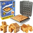 thumbnail image 1 of Waffle Wow! Building Brick Electric Waffle Maker- Cook Fun, Buildable Waffles in Minutes - Build Houses, Cars & More!, 1 of 6