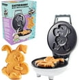 thumbnail image 1 of Waffle Wow Easter Bunny Mini Waffle Maker - Make Breakfast Special for Kids & Adults w Cute Bunny Waffles or Pancakes- Individual 4 Inch Waffler Iron, Fun Easter Basket Stuffer, 1 of 5